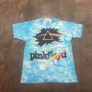 1994 liquid blue Pink‎ Floyd tye-dye single stitched band tee shirt